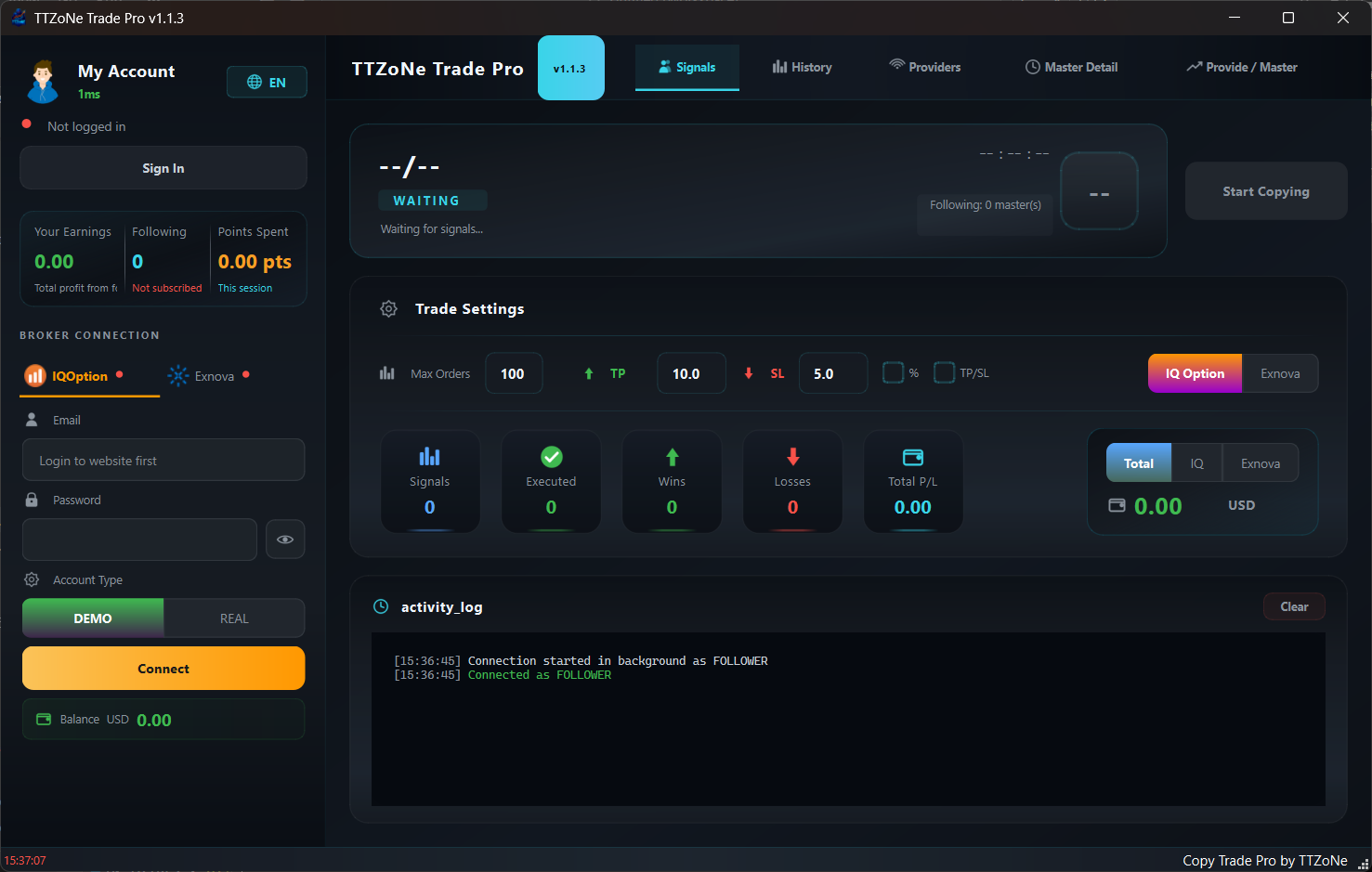 Copy Trade Pro Signals